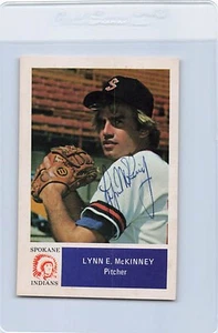 1978 Spokane Indians Team Issue #24 Lynn McKinney Signed Auto *K9137 - Picture 1 of 2