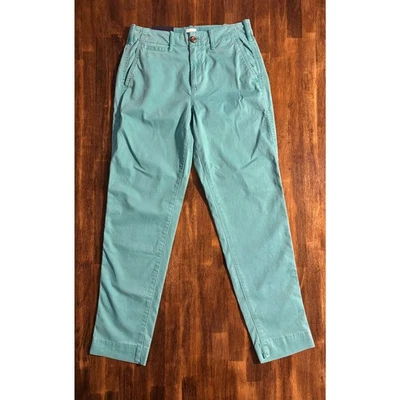 Gap Women’s 0 26 x 28 Straight Khaki Pants High Rise Chino Ankle Trouser - Image 1 of 4