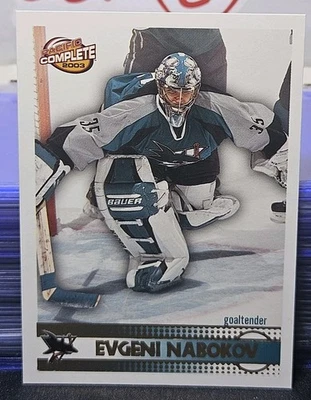 02-03 Pacific Complete Hockey Evgeni Nabokov 🚨🚨🚨 San Jose Sharks - Image 1 of 2