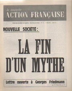 NEW French ACTION - ROYALISM - N°14 August 1971 - Picture 1 of 1