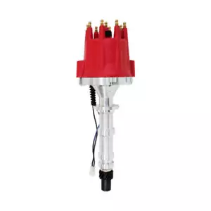 Red Pro Series Pro Billet Distributor for Chevy BB 348 409 V8 - Foto 1 di 3