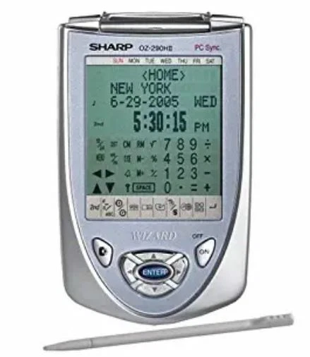 Sharp OZ-290HII 1.5MB USB Touch Screen Wizard Personal Organizer Pedometer - Image 1 of 1