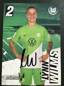 Handsignierte AK Autogrammkarte *LYNN WILMS* VFL Wolfsburg Damen 2023/2024 - Bild 1 von 1