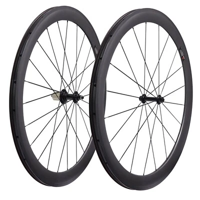 Tubules Rennrad Carbon Räder 50mm Felge Keramik Lager R13 Fahrrad Radsatz - Bild 1 von 4