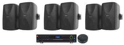 JBL VMA1120 Commercial 70v Bluetooth Amplifier+Wifi Receiver+(6) Wall Speakers - Image 1 of 4