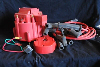 hei distributor cap rotor coil plug wires fits chevy 194 to 250 inline 6 - Image 1 of 4