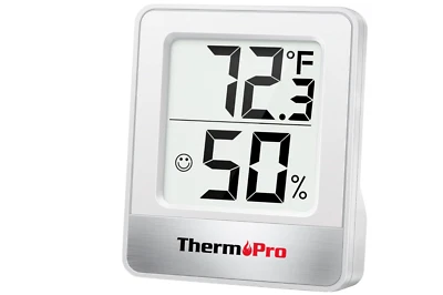 ThermoPro Hygrometer Indoor Thermometer with Large Digital View Humidity Meter - Image 1 of 4