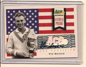 VIC SEIXAS 2013 ACE AUTHENTIC GRAND SLAM NATIONAL PRIDE AUTO 