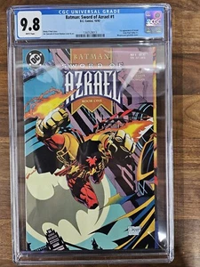Batman: Sword of Azrael #1 DC Comics 1992 1st App Azrael CGC 9.8 NM White Pages - Picture 1 of 3