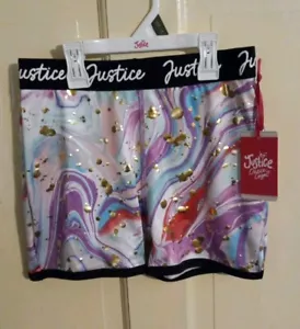 Girls CUTE Justice Fashion Active Shorts (Size XL 16-18) BRAND NEW W TAGS - Picture 1 of 4