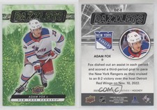 2023-24 Upper Deck Series 1 Dazzlers Green Adam Fox #DZ-2