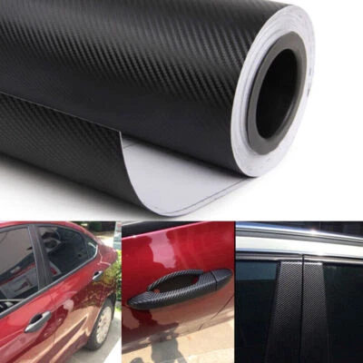 3D Car Interior Accessories Panel Carbon Fiber Vinyl Wrap Sticker Decorative - Image 1 of 4