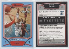 2008-09 Bowman Draft Picks & Stars Blue /499 Chris Paul #23