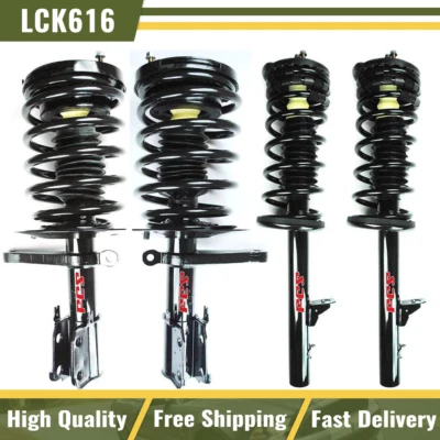 Conjunto completo de puntales y bobinas FCS cargadas delanteras y traseras para 93-97 EAGLE VISION Foto 1 de 4