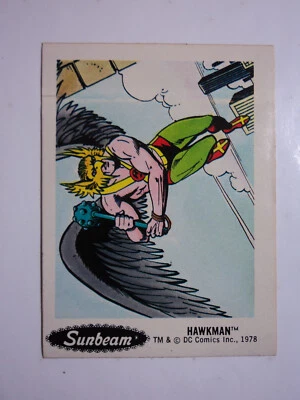 Sunbeam Bread 1978 - DC Comics - Tarjeta adhesiva - (26 de 30) Hawkman Foto 1 de 4