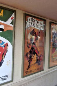 36x54" Poster Pirates of the Caribbean 1967 Rare 50th Disney Gallery Disneyland