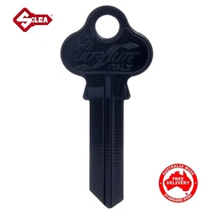 SILCA Ultralite Keyblank Lockwood -LW4UBLK ,Key Blank-BLACK Free Postage! - Picture 1 of 5
