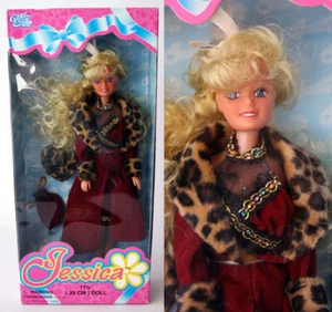 VINTAGE 90'S GIRL CLUB JESSICA BLONDE DOLL VINYL HEAD CHINA NEW ! - Picture 1 of 7