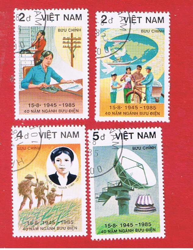 Viet Nam #1656-1659  VF used   Postal Service   Free S/H - Image 1 of 1
