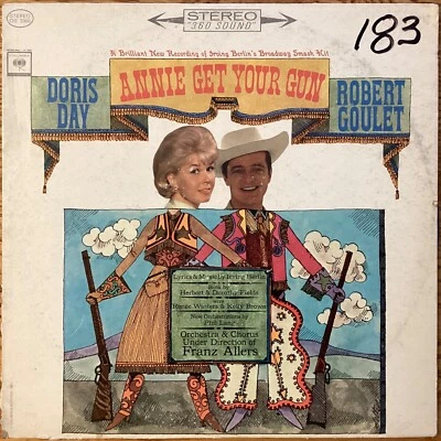 Doris Day & Robert Goulet “Annie Get Your Gun” 33 1/3 rpm LP, OS2360 - Image 1 of 4