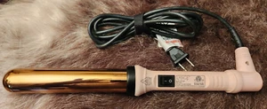 Lange L'ange Hair Curling Wand HT015B 1.25” Blush Pink Curling Iron - Picture 1 of 4
