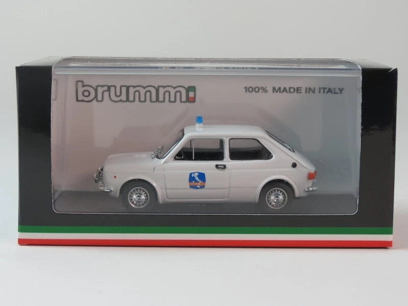 Brumm Fiat 127 Società Autostrade Como - Chiasso A9 1971 1/43 R670 2025