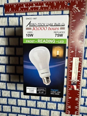 new A21 LED 10W 75W Light bulb 10 watt = 75 watt white 5000K extras SHIP for 7¢* - Image 1 of 4