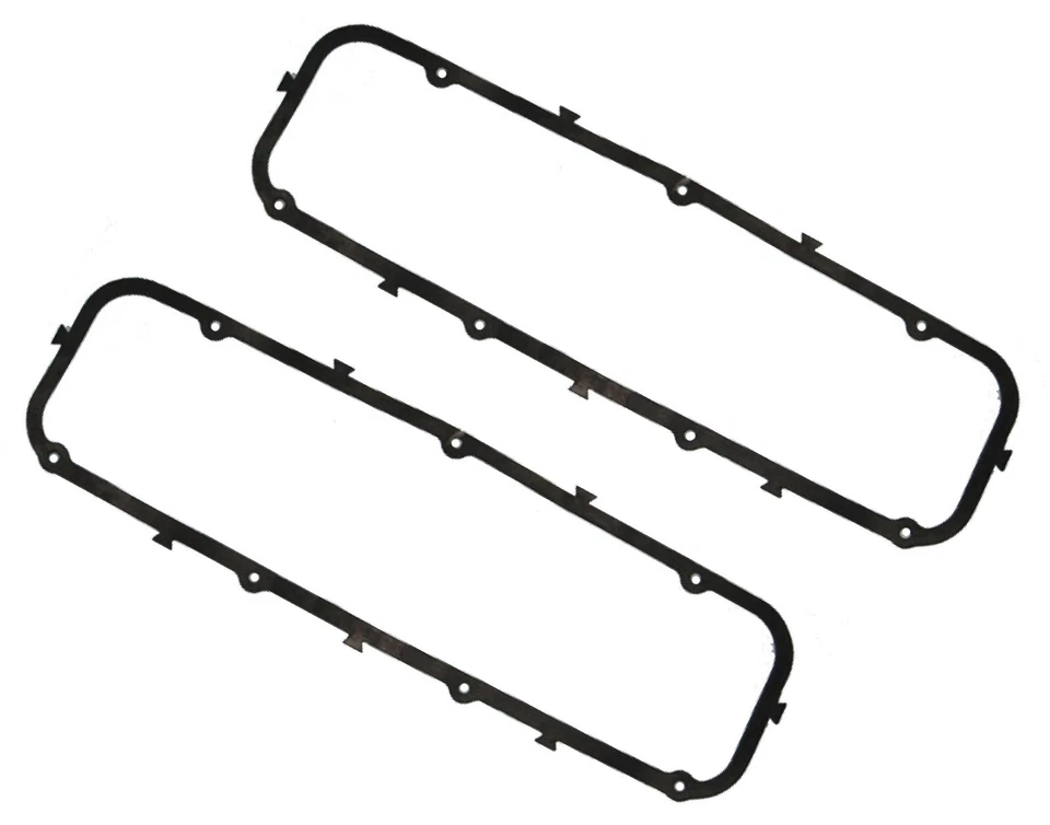 BB Big Block Ford Valve Cover Gaskets - Black Rubber With Steel Inner Core - Image 1 of 1