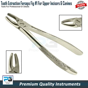 Pinzas de extracción dental extracción molar superior Fig.1 pinzas quirúrgicas Reino Unido - Imagen 1 de 8