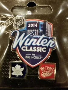 Official NHL 2014 Winter Classic Pin Toronto Maple Leafs vs Detroit Red Wings - Picture 1 of 1