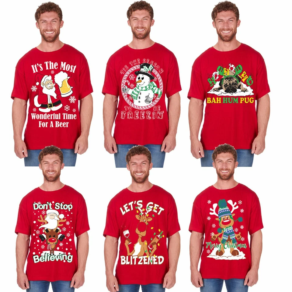 Mens Womens Ladies Adults Unisex Novelty Christmas Xmas T-shirt Top Festive Gift - Image 1 of 1