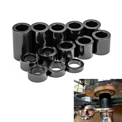 ID 3/4" OD 1 1/8" Wheel Axle Spacers Kit For Harley Softail Dyna Fatboy Touring - Image 1 of 4