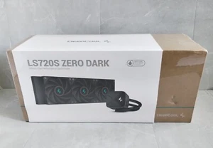 Deepcool LS720S Zero Dark Liquid 360mm CPU Cooler Black- Sealed - Picture 1 of 8