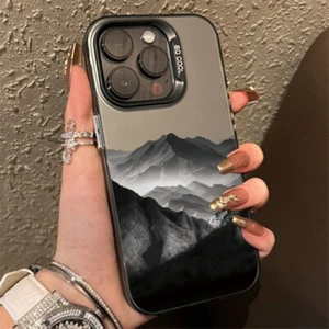 Black Mountain Phone Case For iPhone 16 15 14 13 12 11 Pro Max XS X XR 7 8 Plus - Picture 1 of 114
