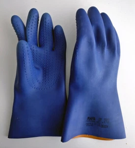 MAPA Professional - Industrial 297 - Ersatz-Handschuhe, blau, Gr. M, gekürzt - Bild 1 von 2
