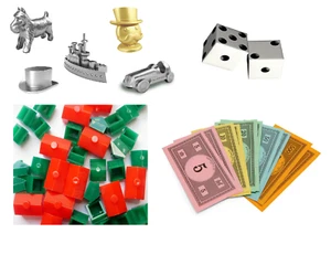 Monopoly Recarga Set Dinero Casas Hoteles Juego Fichas Dados De Oficial Repuesto - Imagen 1 de 10