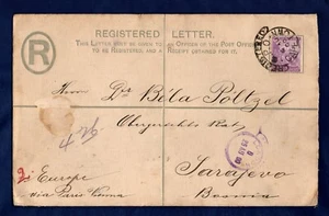 INCOMING MAIL DEL 1900 LETTERA DAL CAPO DI BUONA SPERANZA A SARAJEVO (BOSNIA) - Imagen 1 de 2
