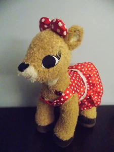 Costruisci un Orso Rodolfo la Renna dal Naso Rosso 16" Clarice Peluche Luci/Suono Ottime Condizioni - Foto 1 di 2