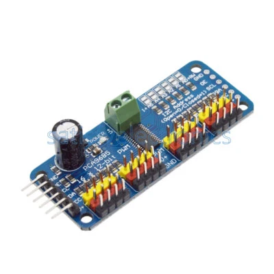 PCA9685 16 Ch 12-bit PWM Servo Shield Motor Driver I2C Module For Arduino Robot - Image 1 of 4