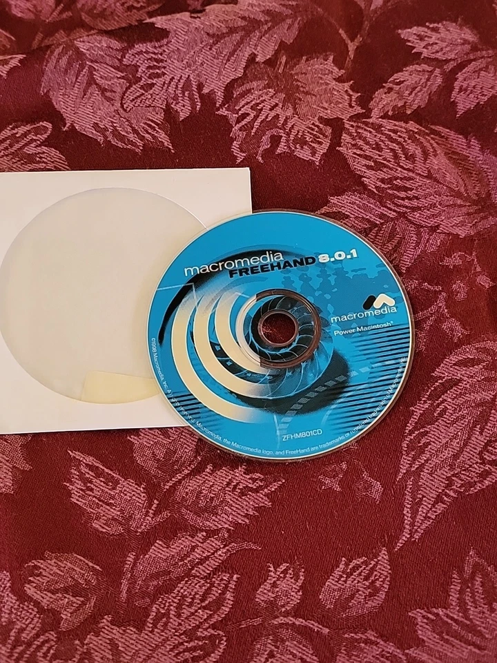 Vintage Macromedia Freehand 8.0.1. version CD-1999 - Image 1 of 4
