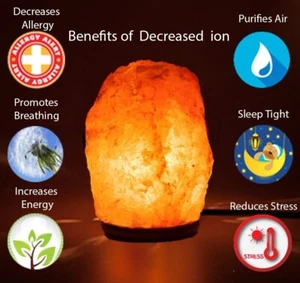 3-5KG Salt Lamp Original Himalayan Crystal Rock Salt Lamp Natural Hand Crafted - Picture 1 of 7