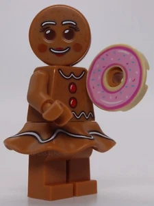 LEGO Natale Vacanze Minifig Pan di Zenzero Donna Biscotto con Ciambella - Foto 1 di 1