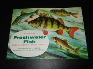 BROOKE BOND PG TIPS TEA CARD VINTAGE FRESHWATER FISH EMPTY ALBUM - Picture 1 of 2