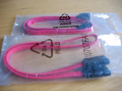2 x Cable de datos SATA - Image 1 of 3