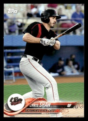 Chris Shaw 2018 Topps Pro Debut #19   Sacramento River Cats - Image 1 of 2