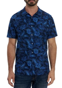 Robert Graham VOODOO XL Classic Fit Short Sleeve Paisley Shirt NEW NWT $158 - Picture 1 of 7