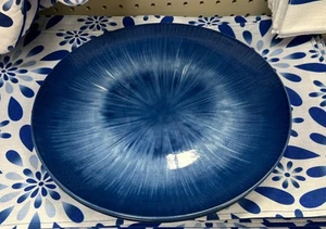 2- Royal Norfolk Piatto da portata in ceramica a scoppio blu 7 pollici - Foto 1 di 3