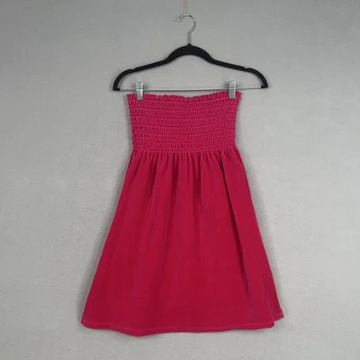 Vestido de Colección Juicy Couture Para Mujer Grande Rosa Caliente Terry Calado Tubo Top Años 90 Y2k Foto 1 de 4