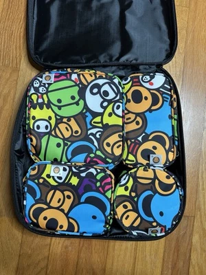 BAPE A BATHING APE BABY MILO Bolsa de Viaje Organizadora Bolsa Camuflaje Multicolor 5 Bolsas Foto 1 de 3