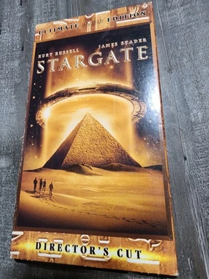 STARGATE (1994 VHS) Kurt Russell SCI-FI,  ULTIMATE EDITION, DIRECTORS CUT PG-13 - Image 1 of 4